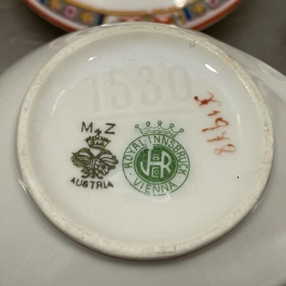 ROYAL INNSBRUCK M Z VIENNA AUSTRIA  Lidded Sugar - Picture 5 of 6